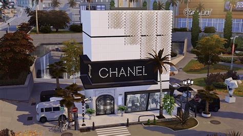 sims 4 Chanel store lot